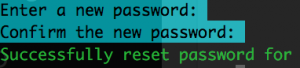 Owncloud Nine - How to reset the admin password